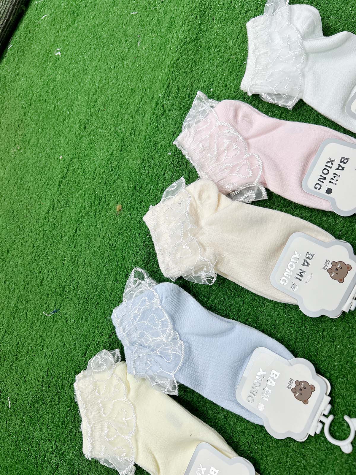 4Yrs - 7Yrs Socks For Girls - Multicolor KS29