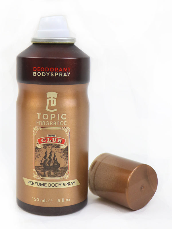 Topic Fragrance Perfumed Body Spray Royal Club - (150 ML)