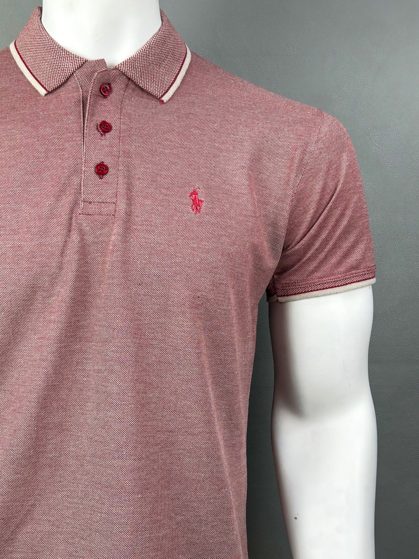 Berry Red Polo T-Shirt For Men MTS159