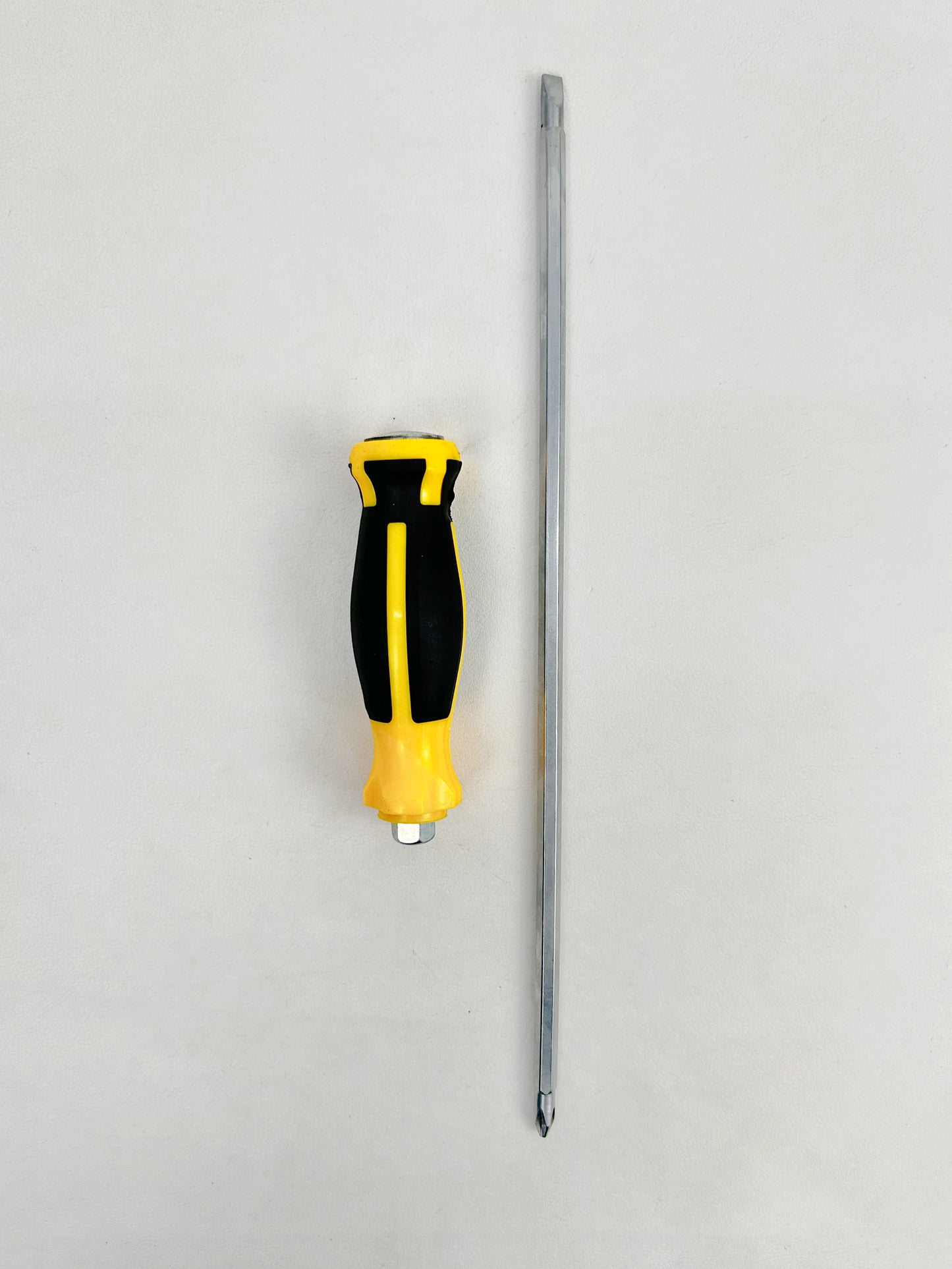 Yellow Magnetic Double-Head Screwdriver 12" HT8