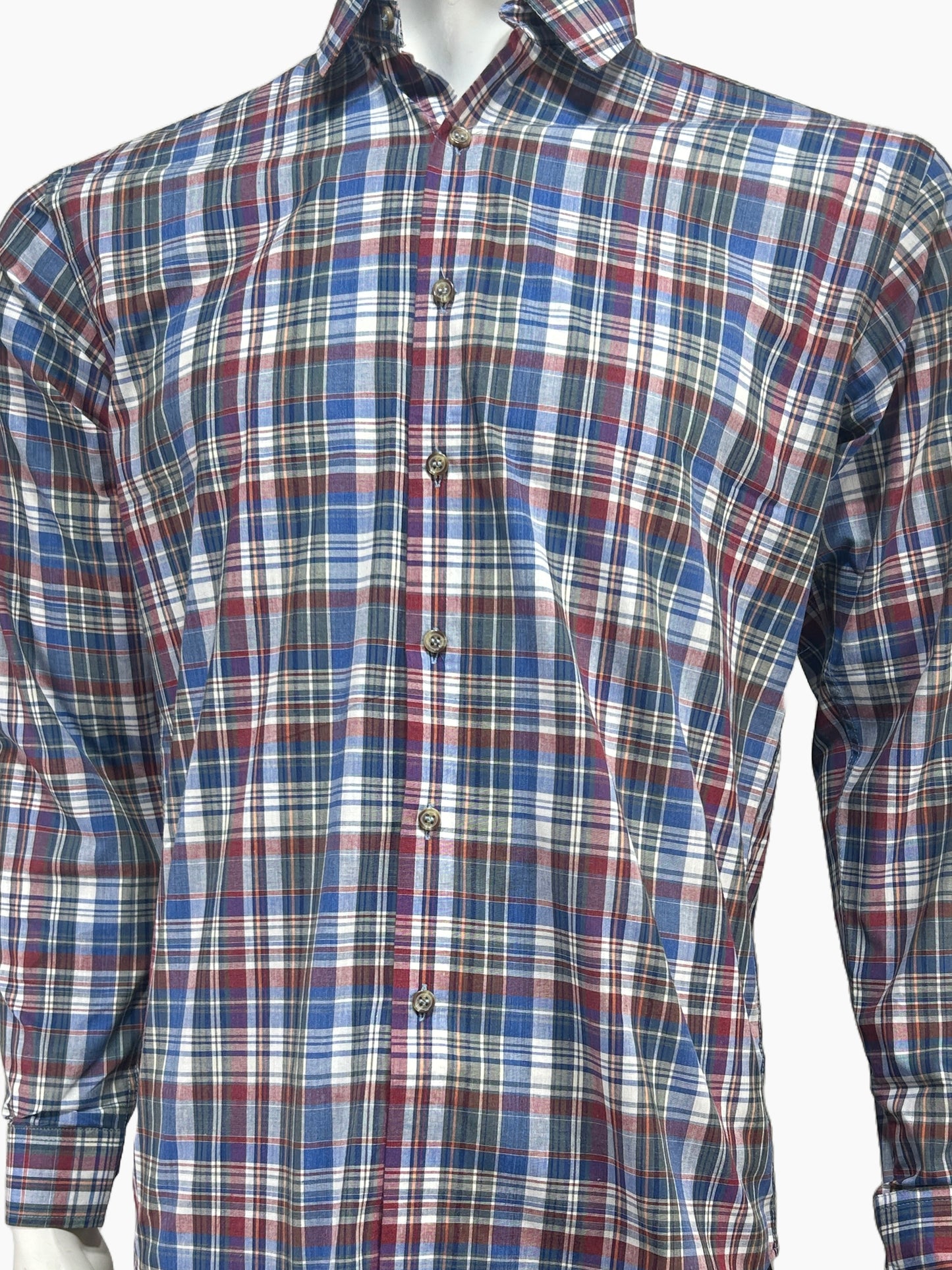 R Blue Checks Casual Shirt For Men MCS84