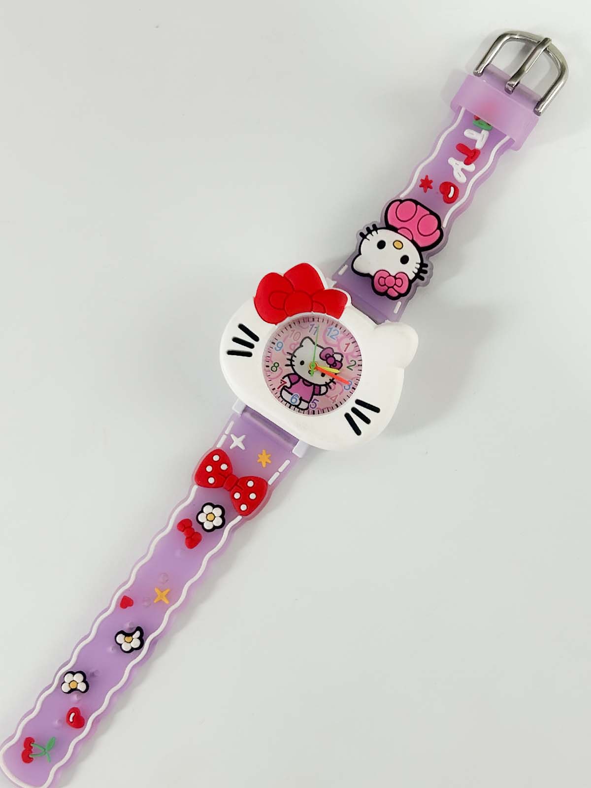 Purple Wrist Watch For Girls KWW132