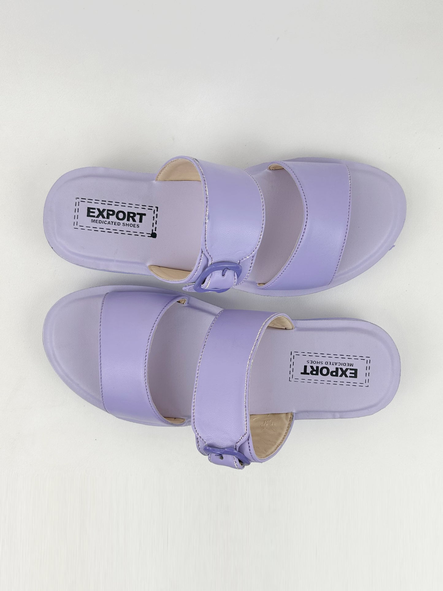 Light Voilet Medicated Casual Slipper for Women WS12