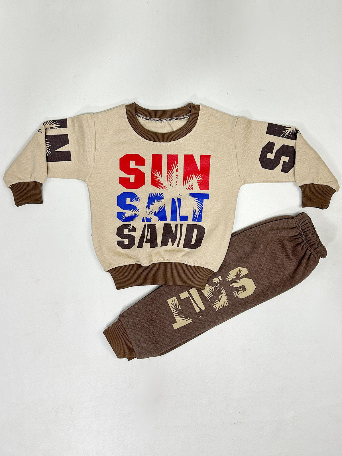 1.5Yr - 4Yrs Kids Fleece Suit SUN Brown RZ BS528