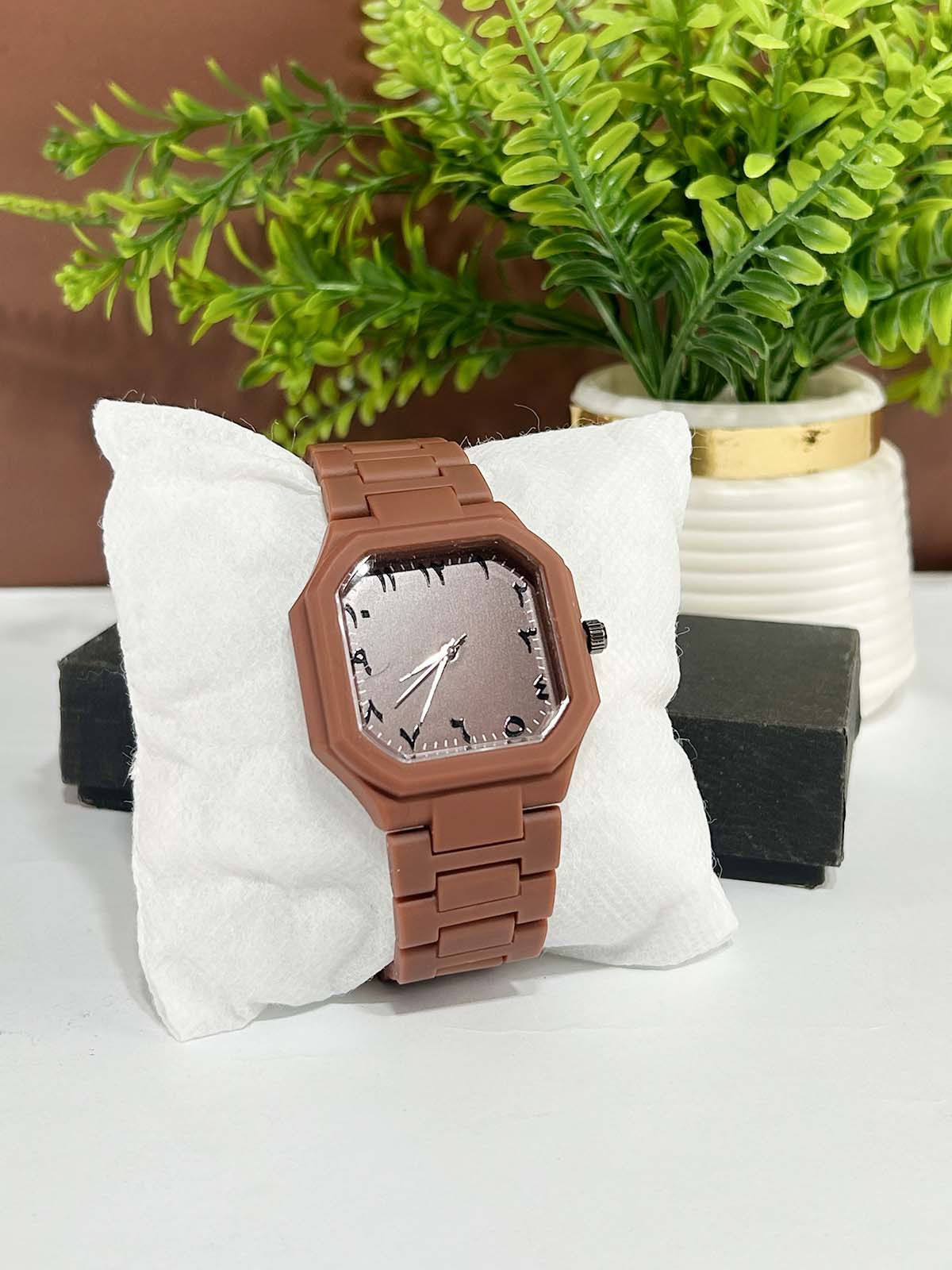 Brown Fiber Watch For Men MW190
