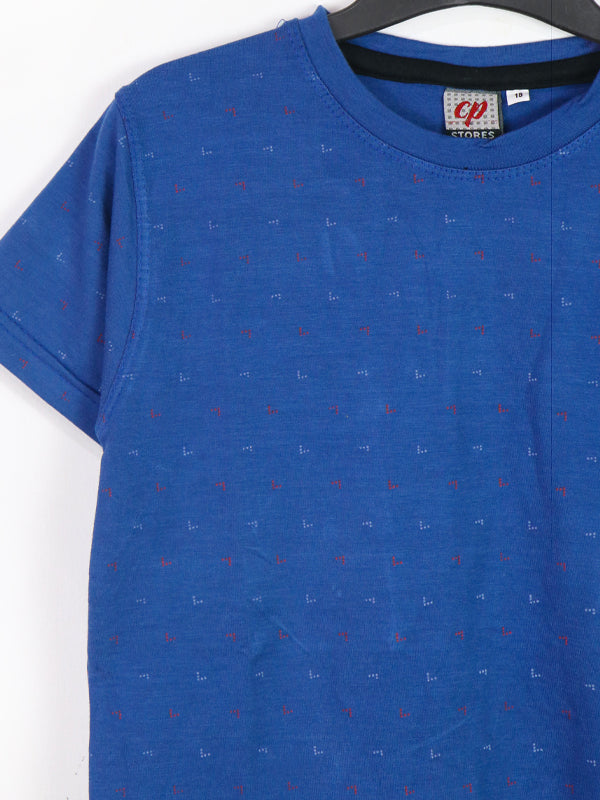 BTS03 MM Boys T-Shirt 3.5Yrs - 8Yrs Dark Blue