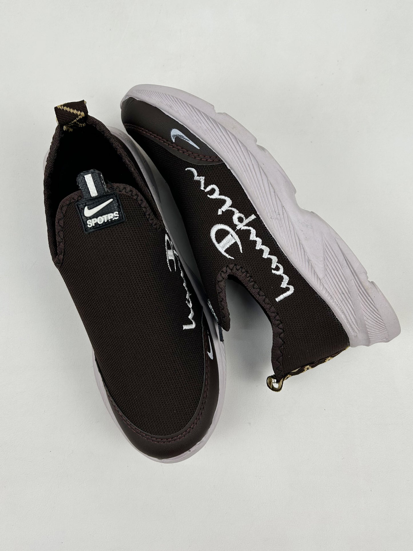 Dark Brown Casual Sneakers For Men MJS107