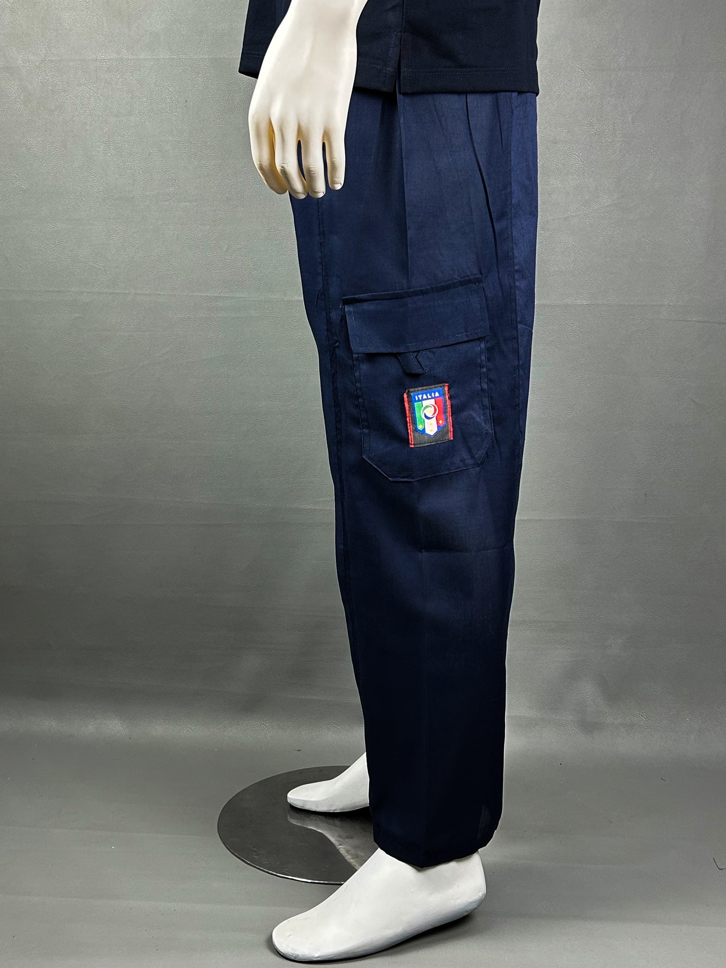 Navy Blue Cotton Trouser For Men HG MT160