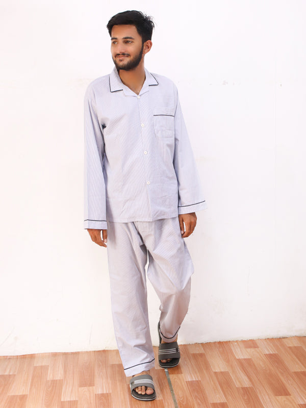 White Lines Night Suit For Men MNS04