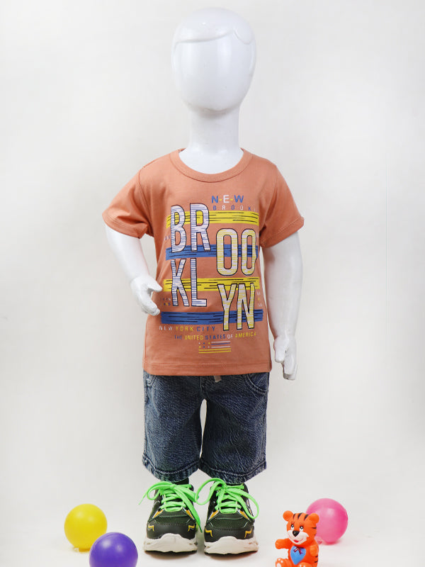 BS21 RZ Kids Suit 1Yrs - 4Yrs BROO Dark Peach
