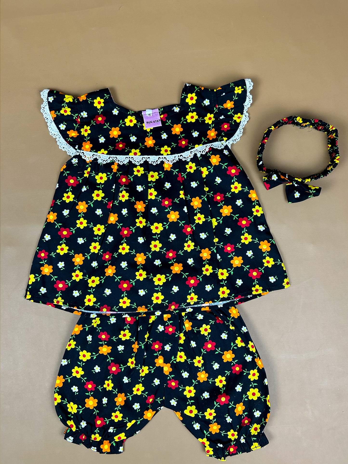 1Yr - 4Yrs Girl Floral Suit For Girls BG GS183
