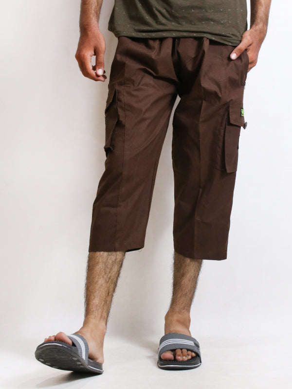 MS31 Men's Cargo 3-QTR Short Brown
