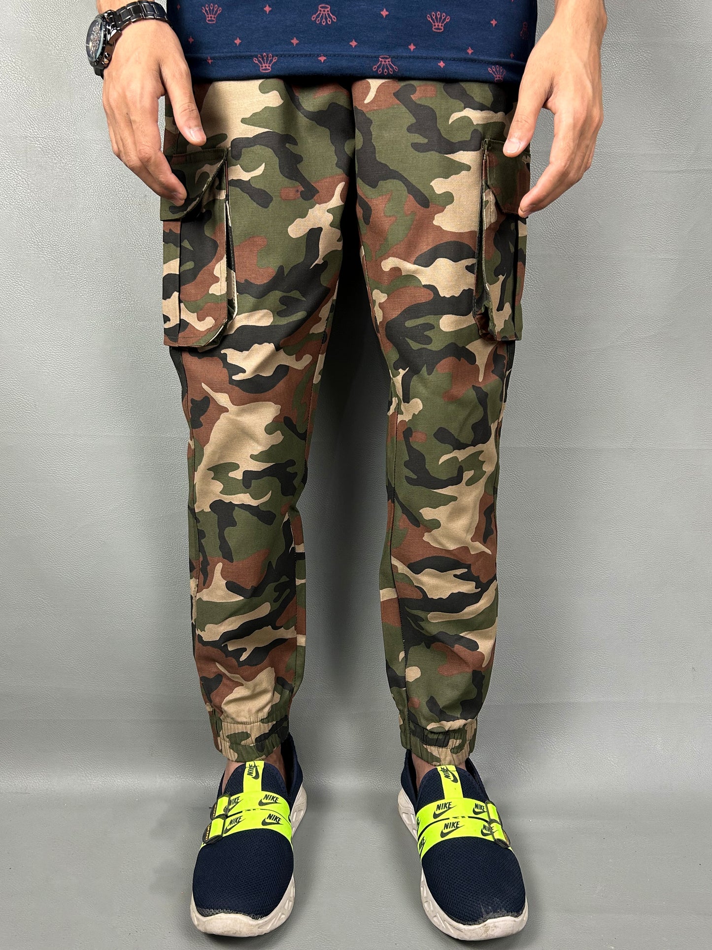 Army Green Cargo Trouser For Men MT169