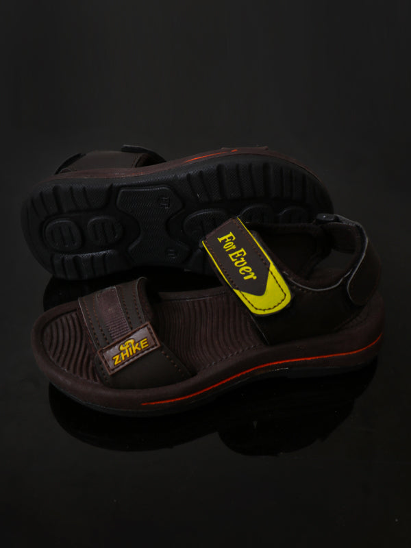 BSD50 Boys Sandal 8Yrs - 17Yrs Zhike Brown