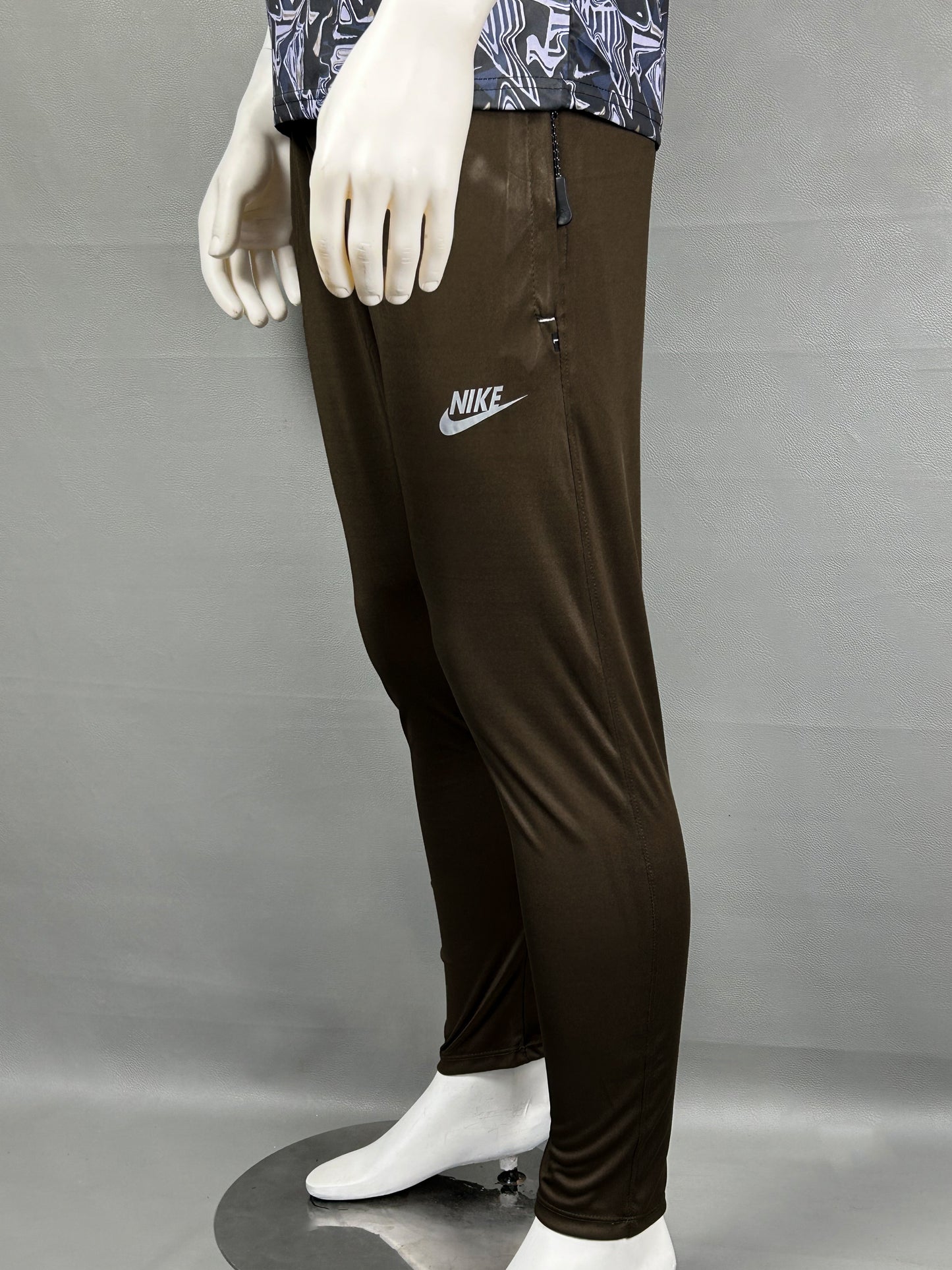 Brown Dri-Fit Trouser For Men MG MT184