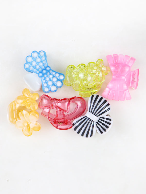 Pack of 6 Hair Clip Multicolor GHC06