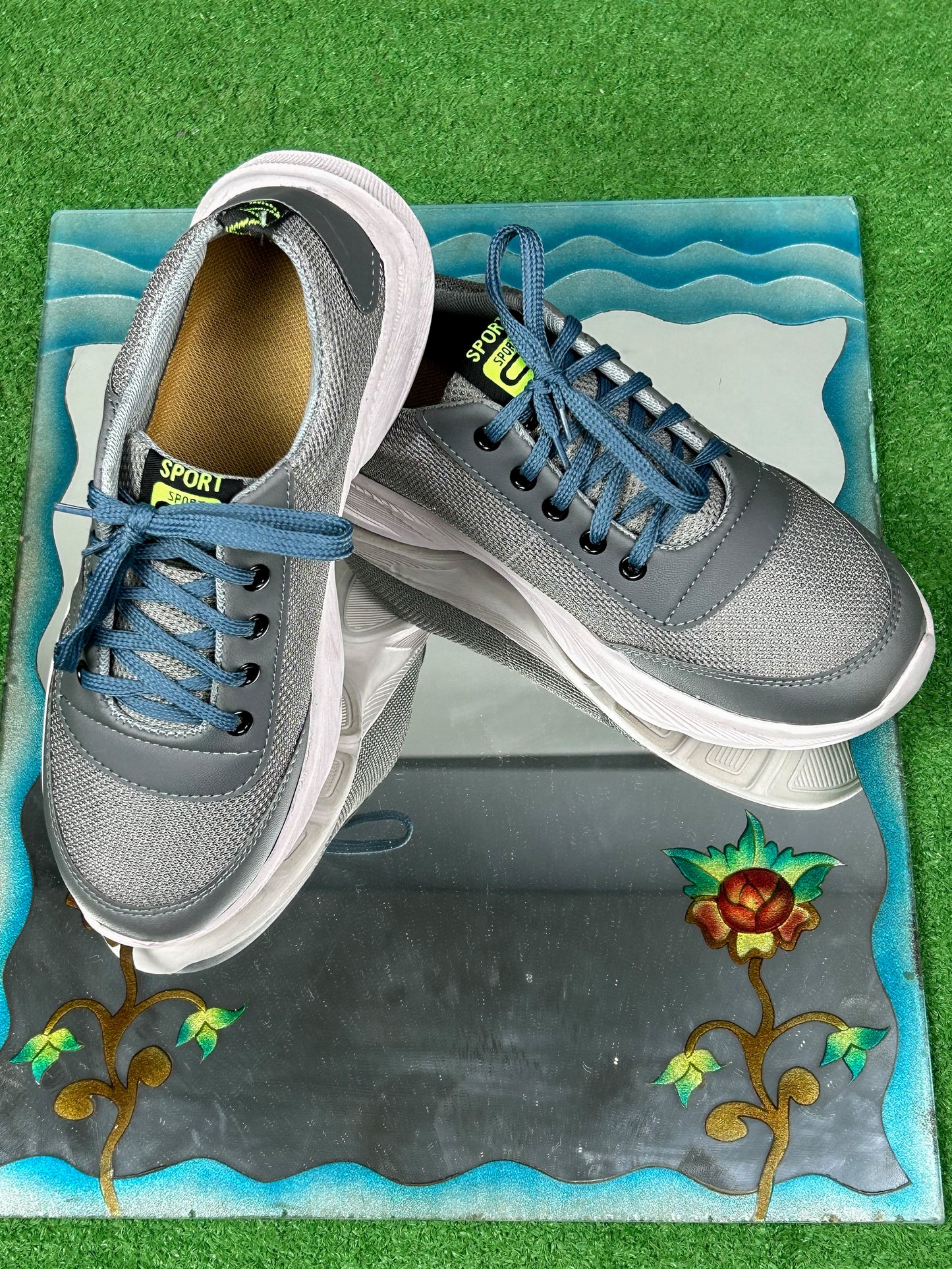 Light Grey Casual Sneakers For Men MJS123