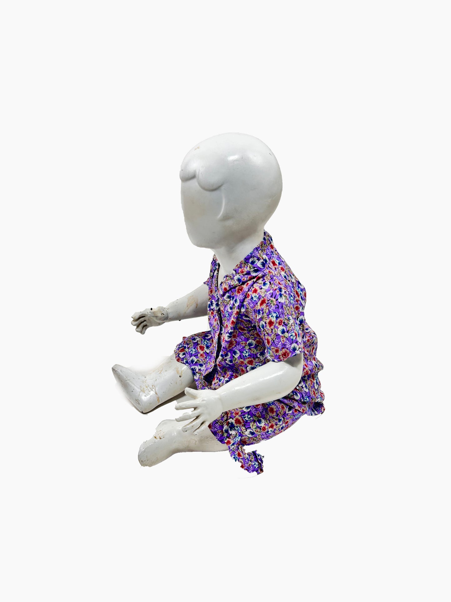 1Yrs - 4Yrs Purple Frock For Girls RZ linen GF15