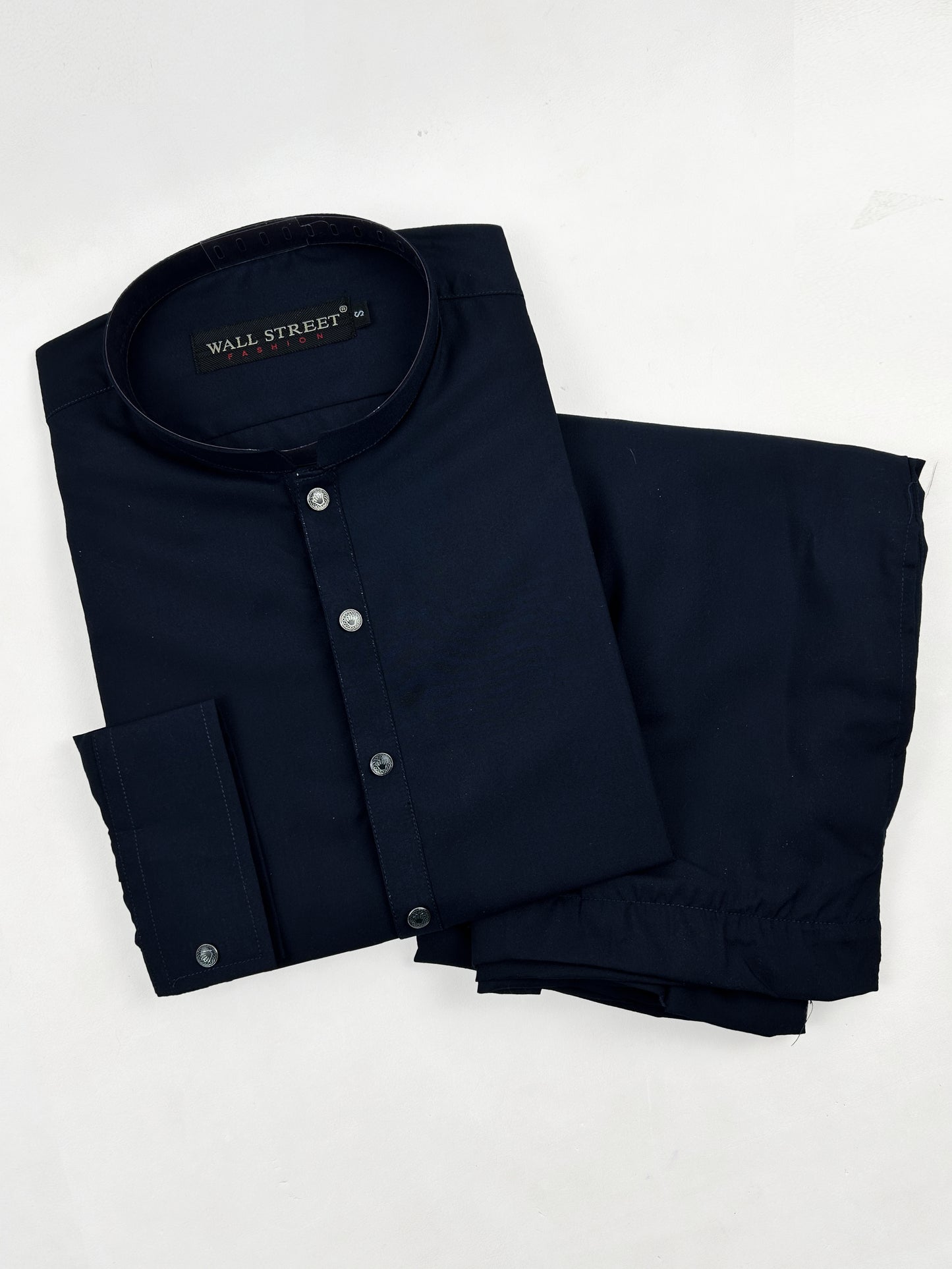 T.846 Dark Navy Blue Stitched Kurta Pajama Suit For Men 8 MSK96