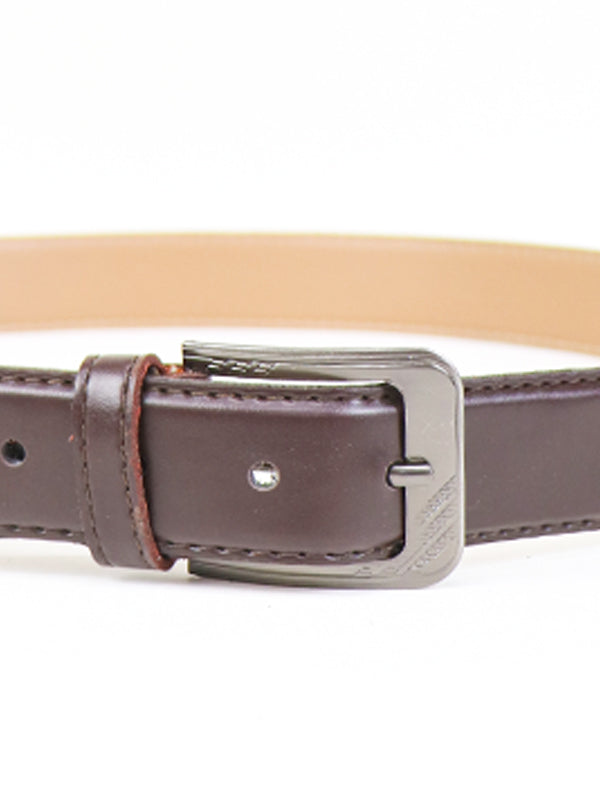 Classic Men's Leather Belt Taupe Brown