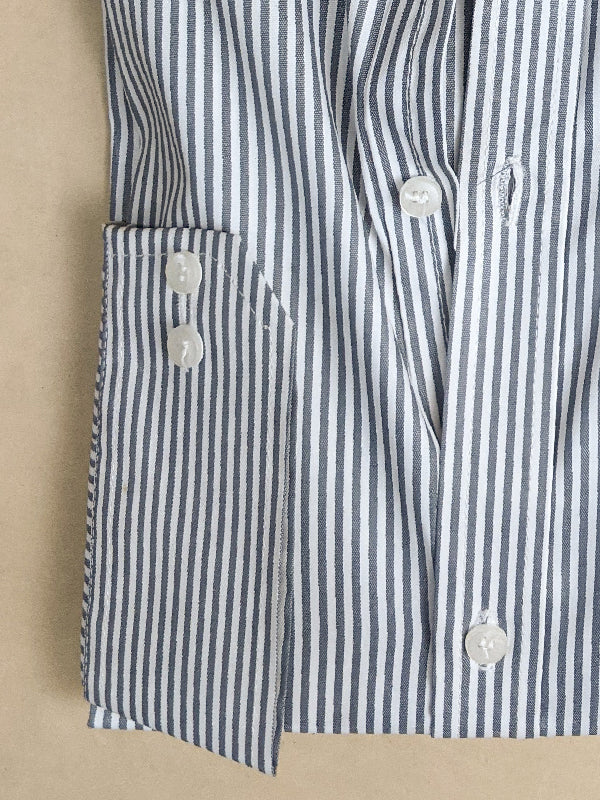 Grey Lines Formal Dress Shirt For Men AZ MFS65