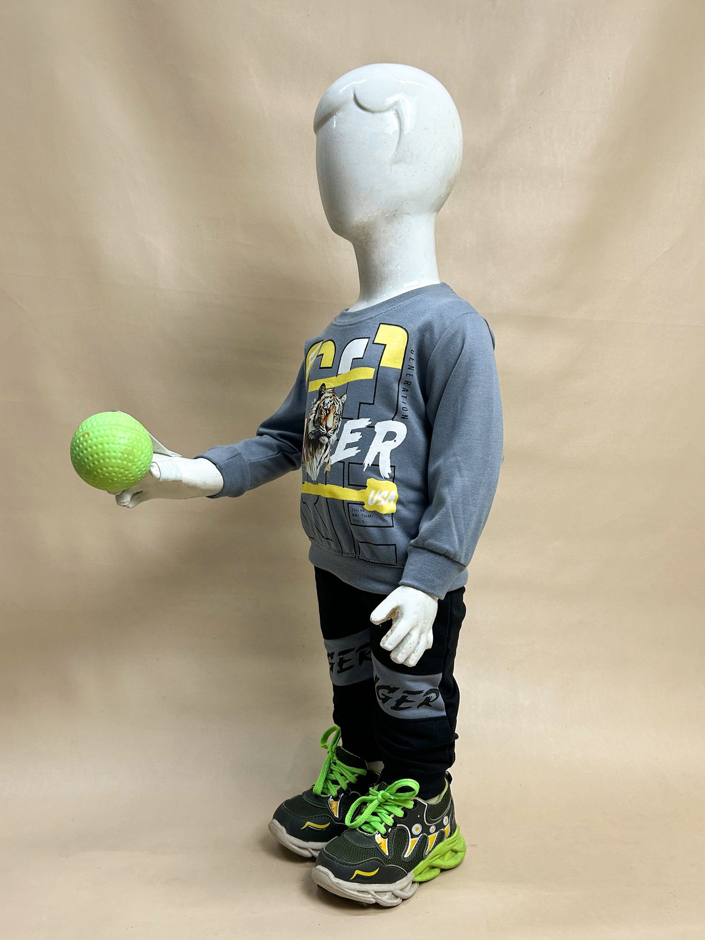 1Yr - 4Yrs Tiger Grey Suit For Kids SK BS120