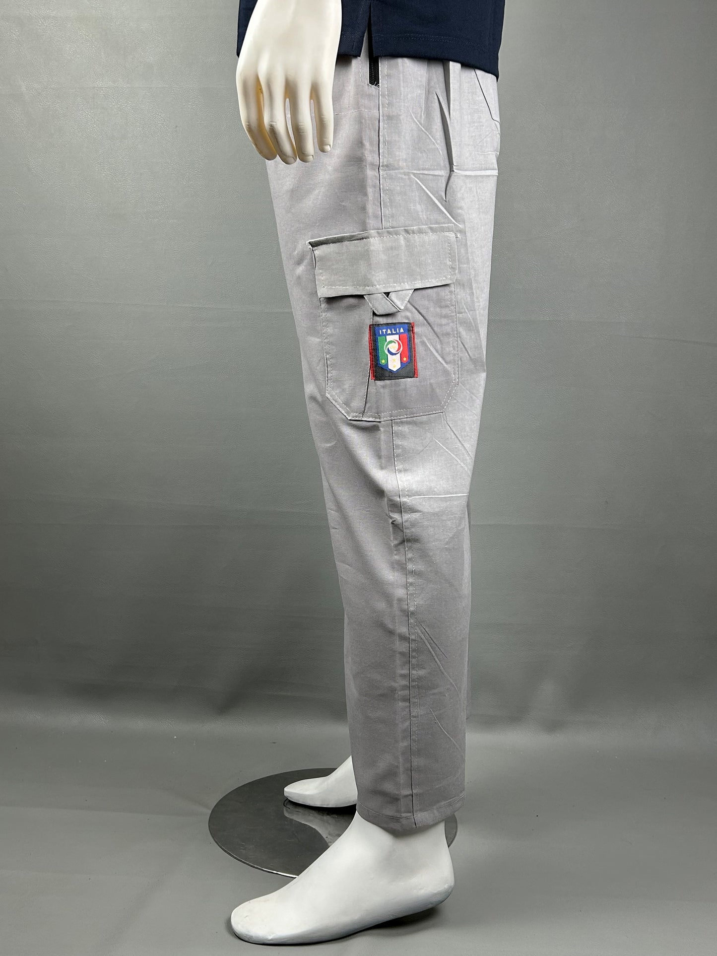 Light Grey Cotton Trouser For Men HG MT162