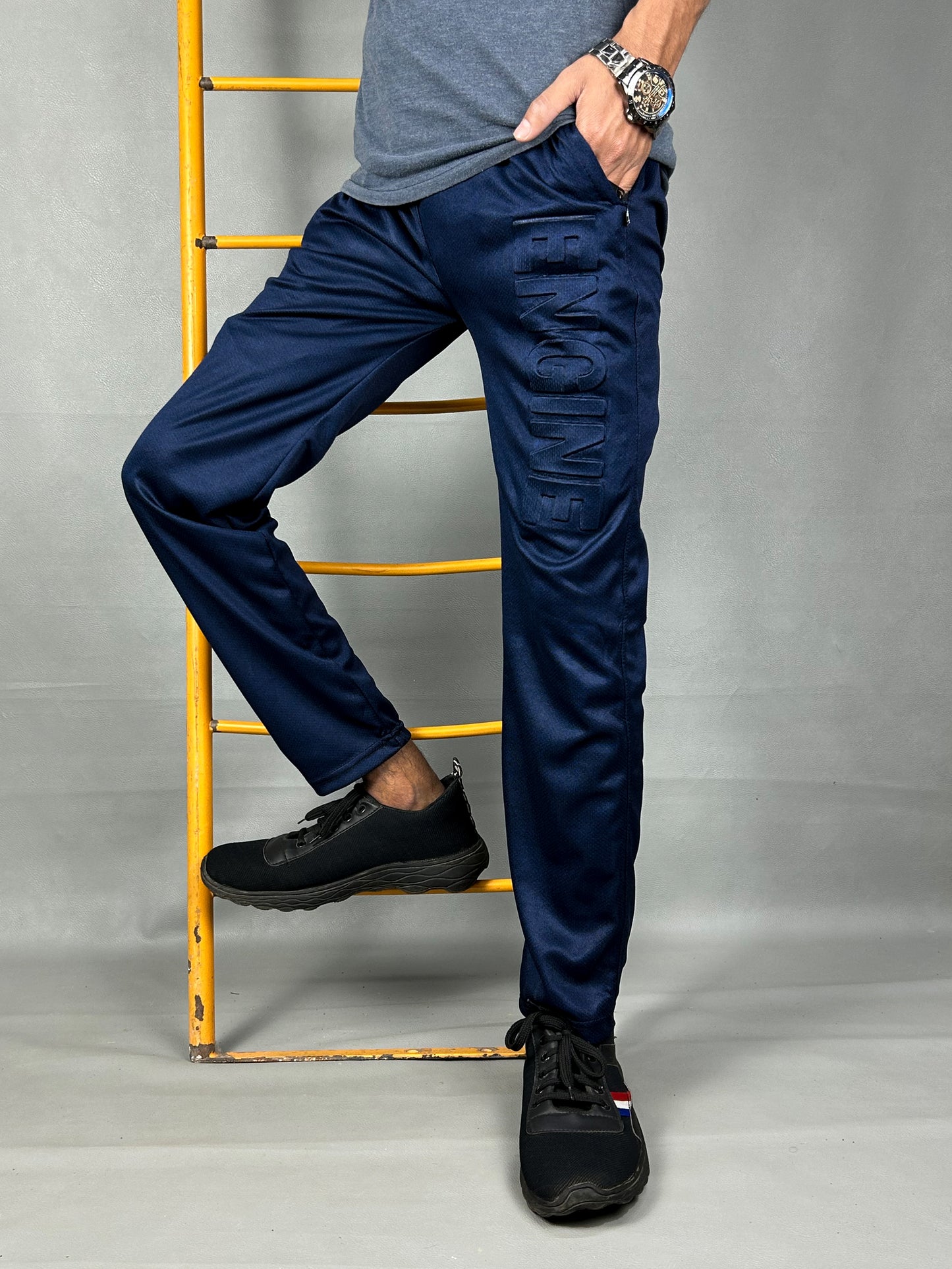 Navy Blue Trouser For Men HG MT144