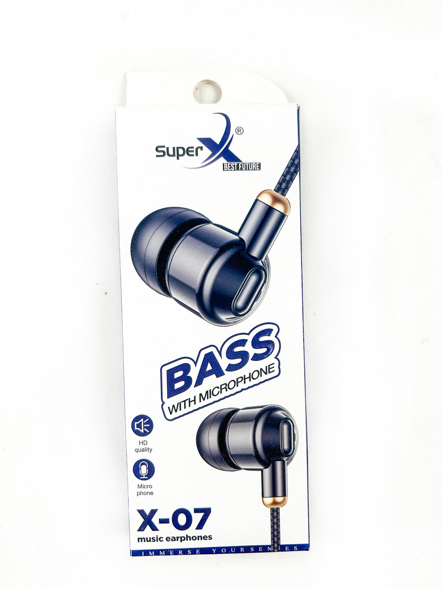 X-07 Super Bass Wired Earphones MA54