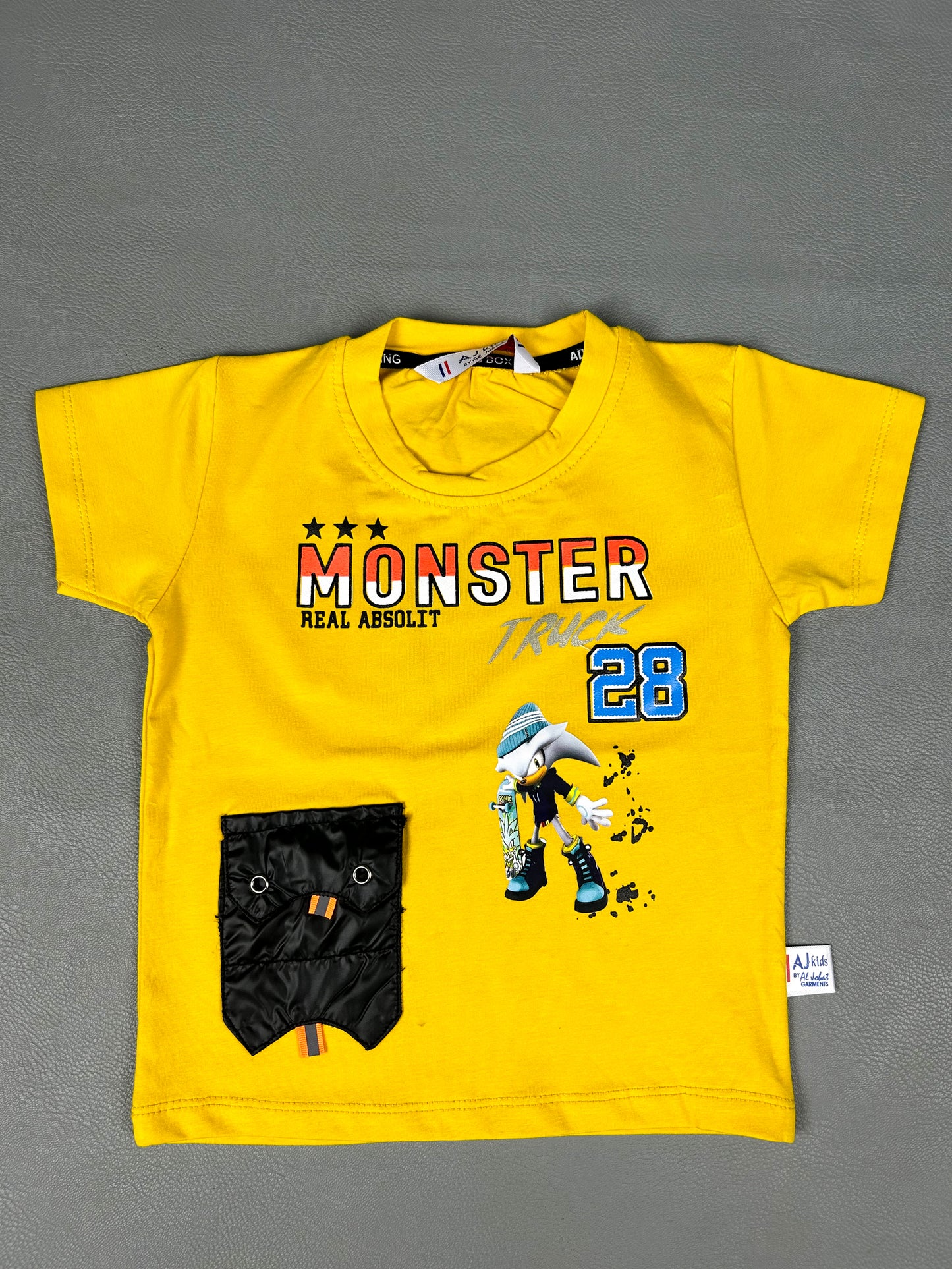 1Yr - 4Yrs Monster Yellow Suit For Kids AJ BS312