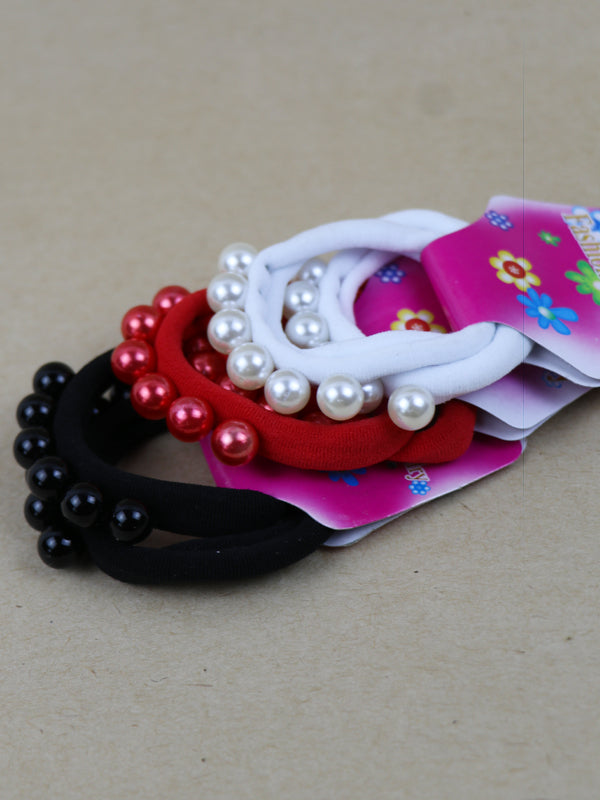 GHP02 Pack of 6 Hair Pony For Girls Multicolor