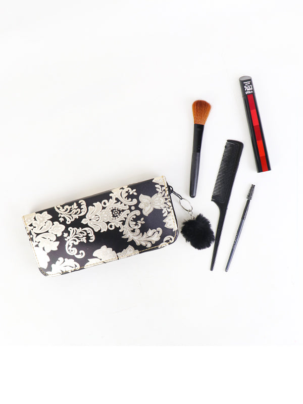 Printed Zipped Wallet for Girls 01