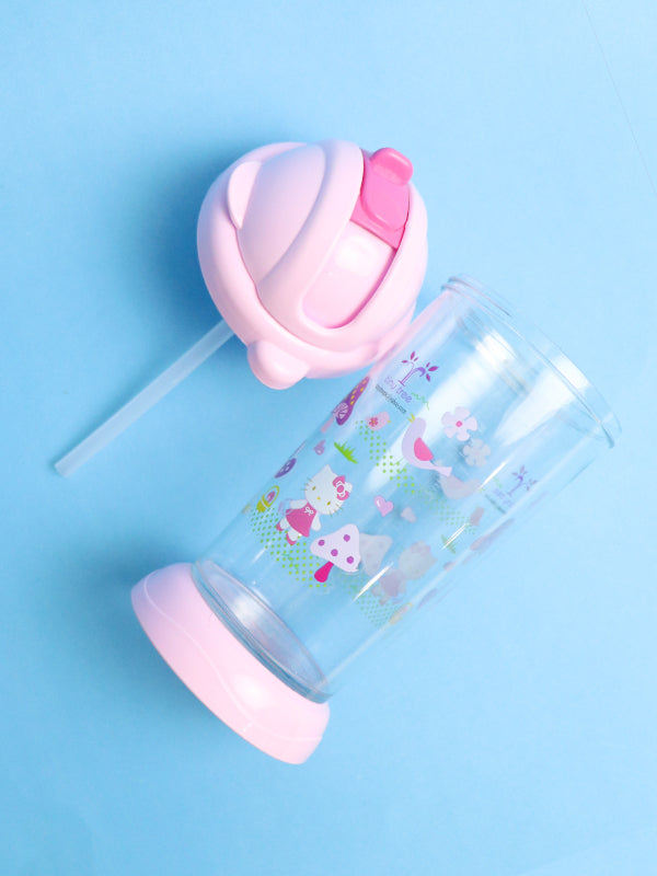 Baby Anti Spill Learning Sippy Cup Light Pink - 300ML