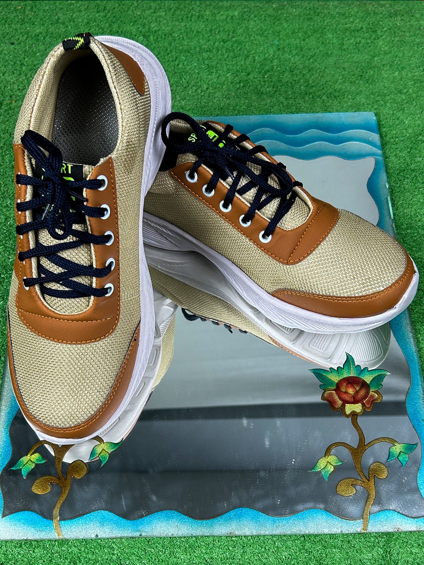 Brown Casual Sneakers For Men MJS124