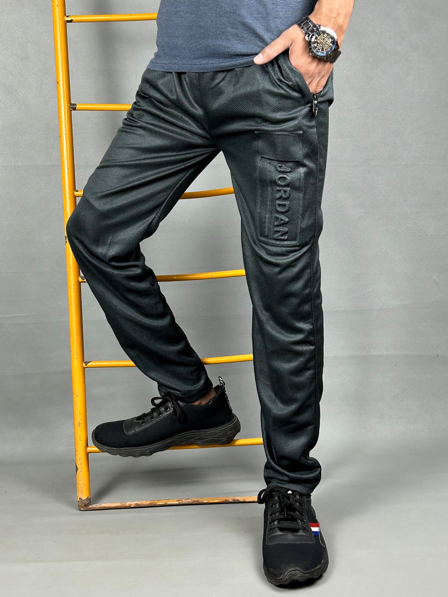 Dark Grey Trouser For Men HG MT148
