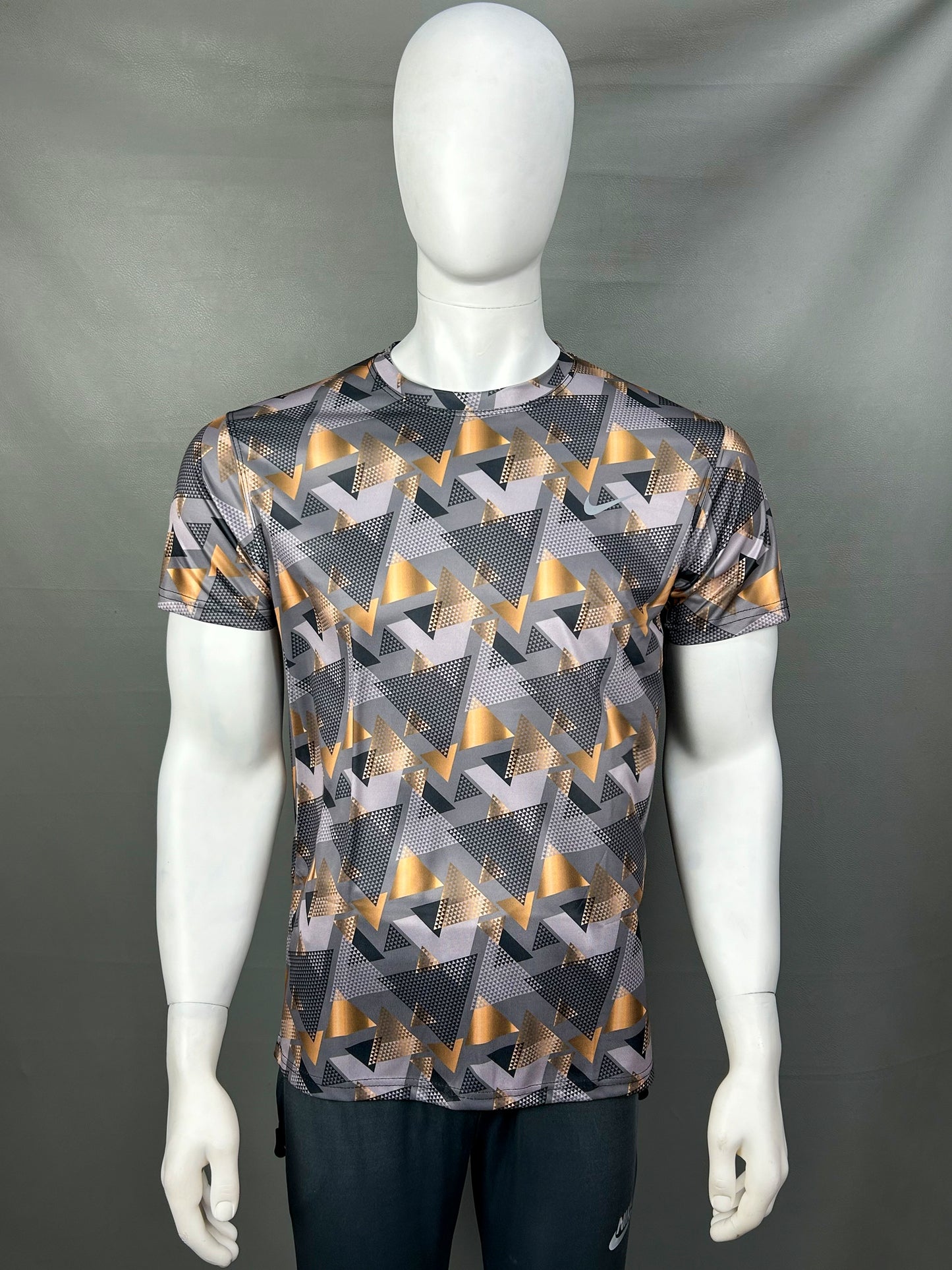 Grey Dri-Fit T-Shirt For Men MTS208