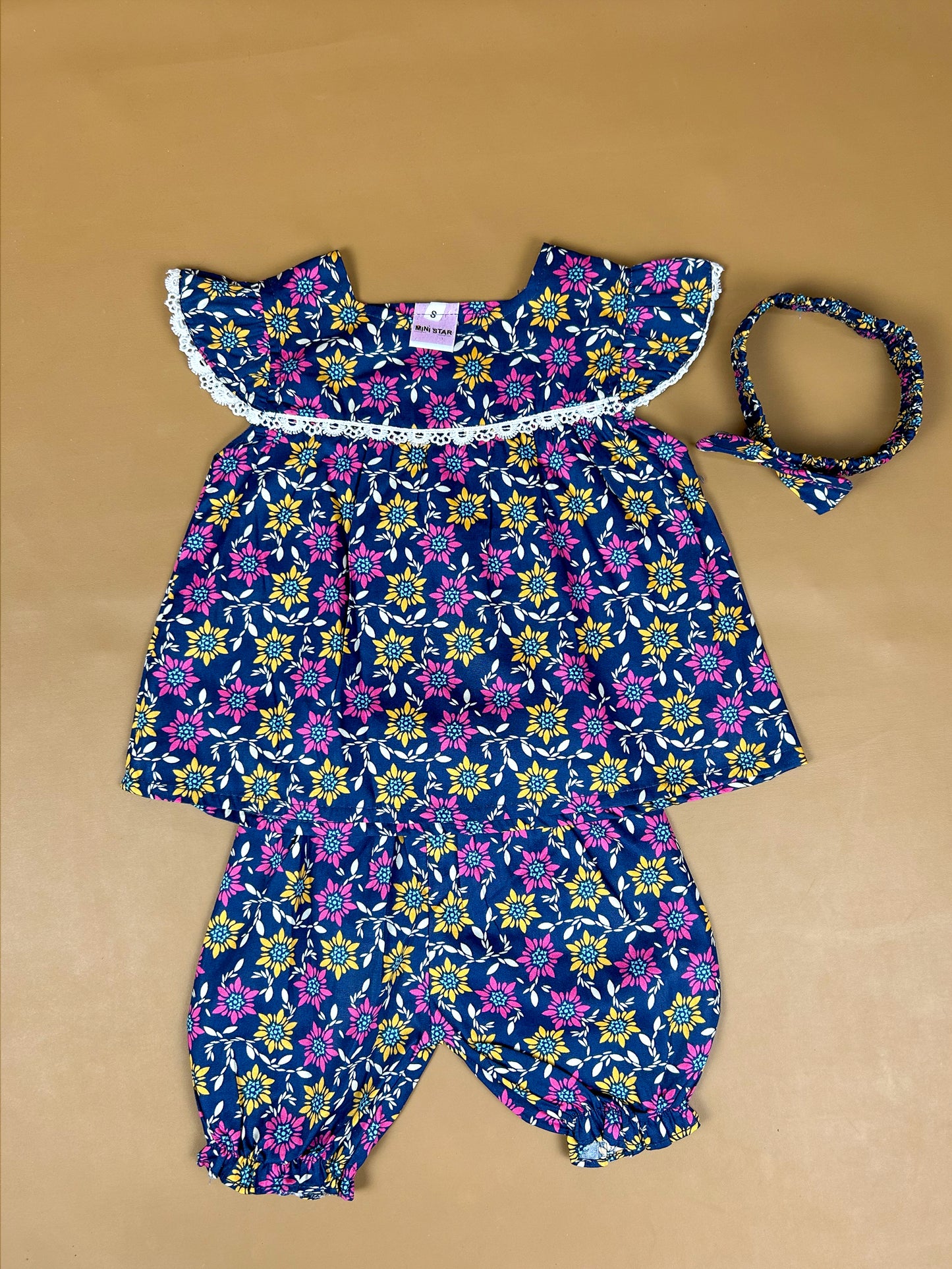 1Yr - 4Yrs Girl Floral Suit For Girls BG GS184