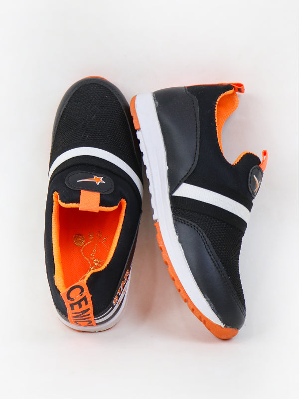 BJ08 Boys Shoes 8Yr - 17Yrs Black