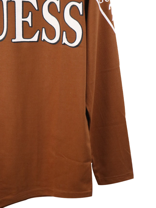 ATT Boys T-Shirt 13 Yrs - 17 Yrs Guess Brown