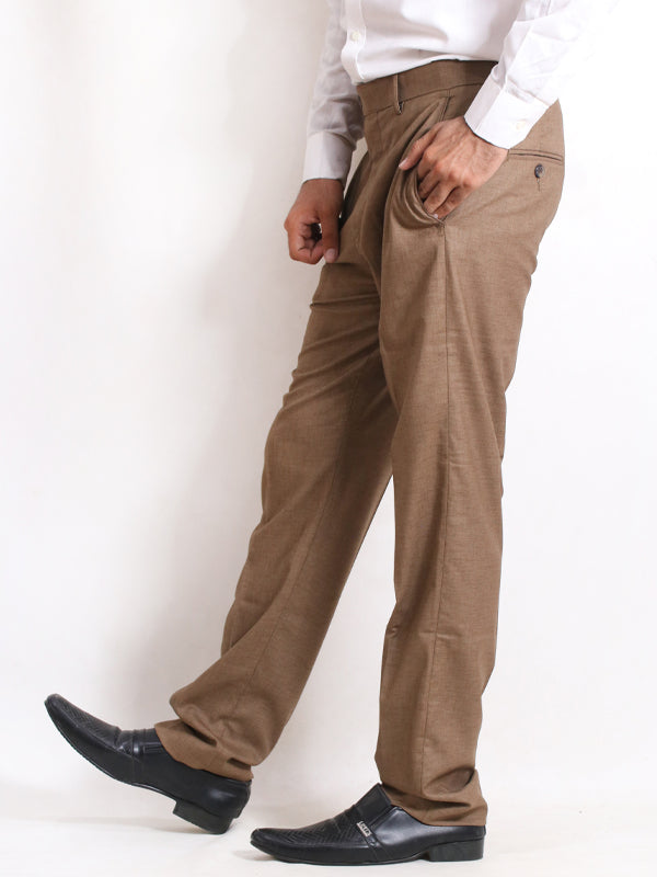 MFP66 Men's Formal Dress Pant Brown