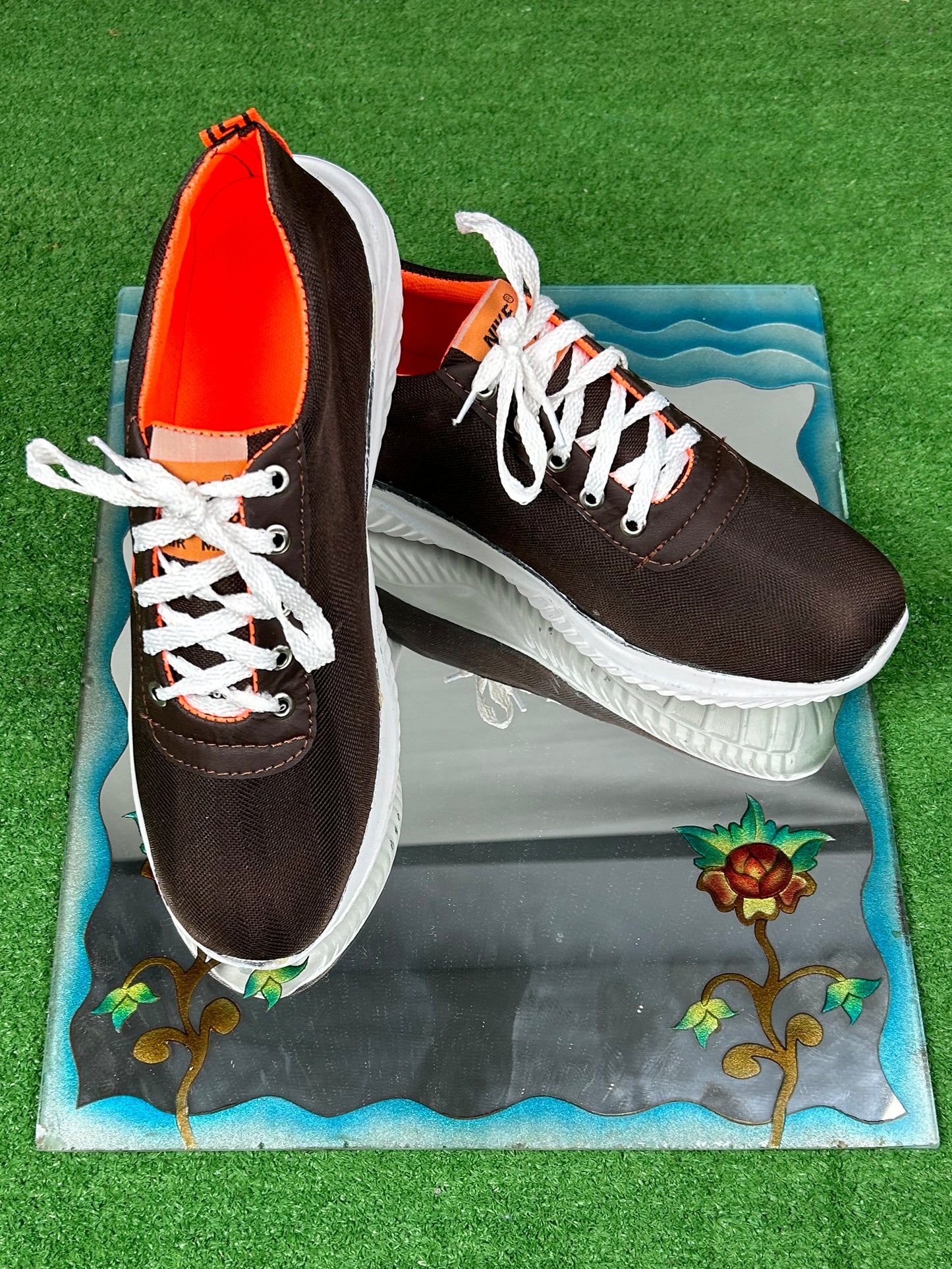 Dark Brown Casual Sneakers For Men MJS127
