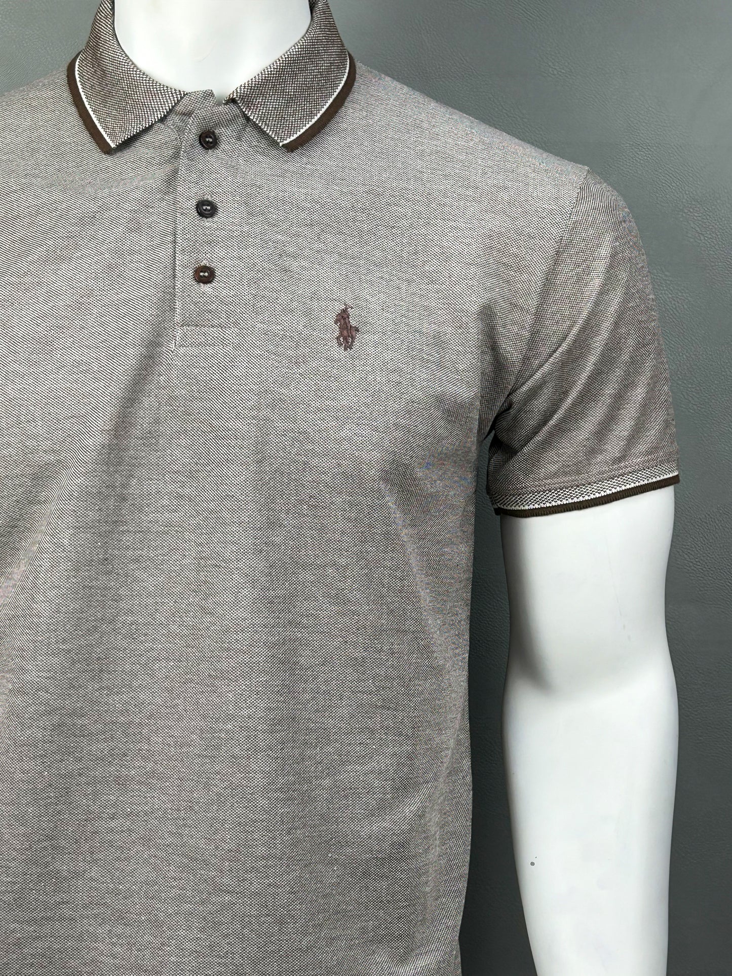 G Brown Polo T-Shirt For Men MTS158
