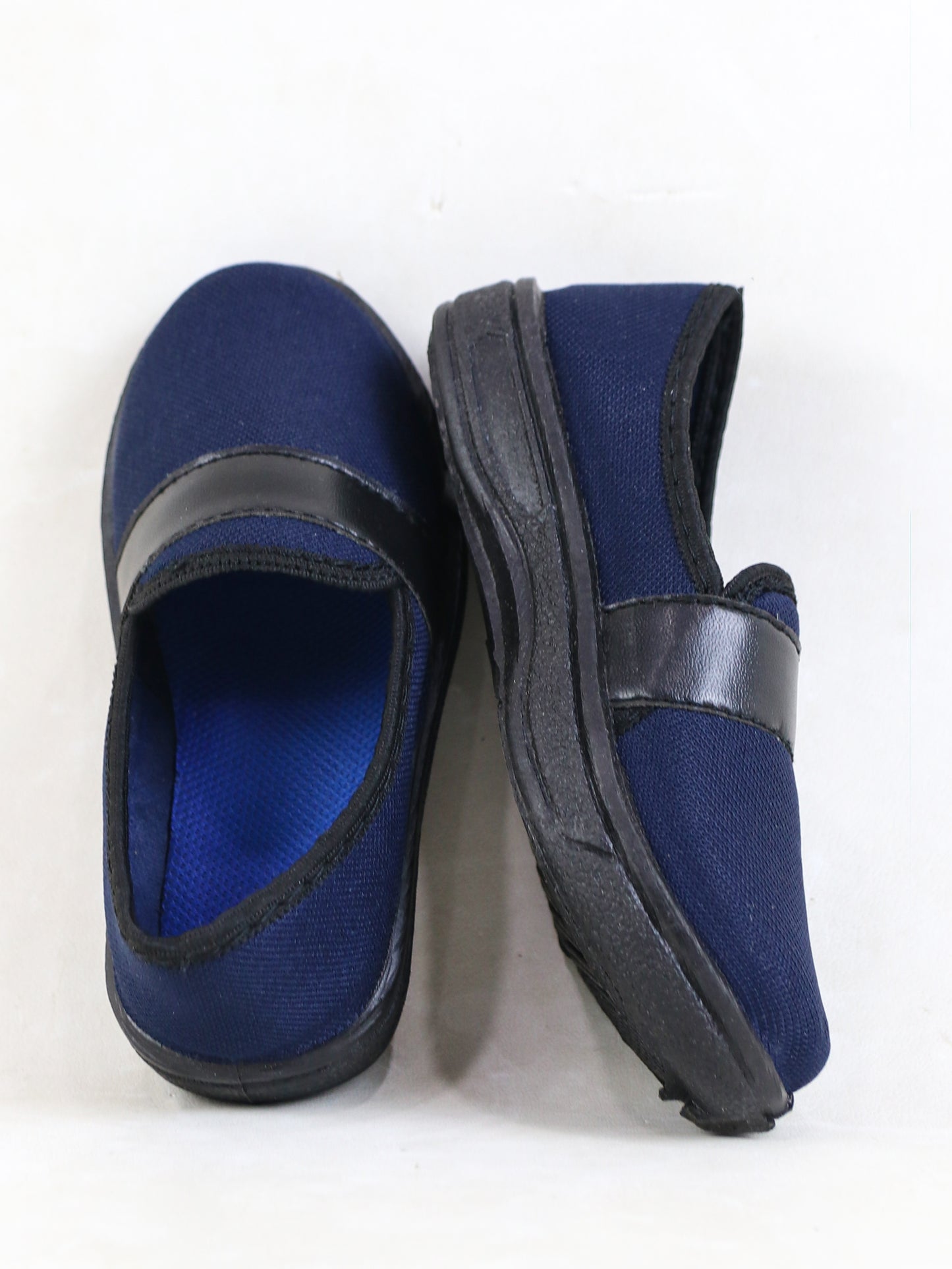 BS56 Boys Slip-On Shoes 13Yrs - 17Yrs Blue
