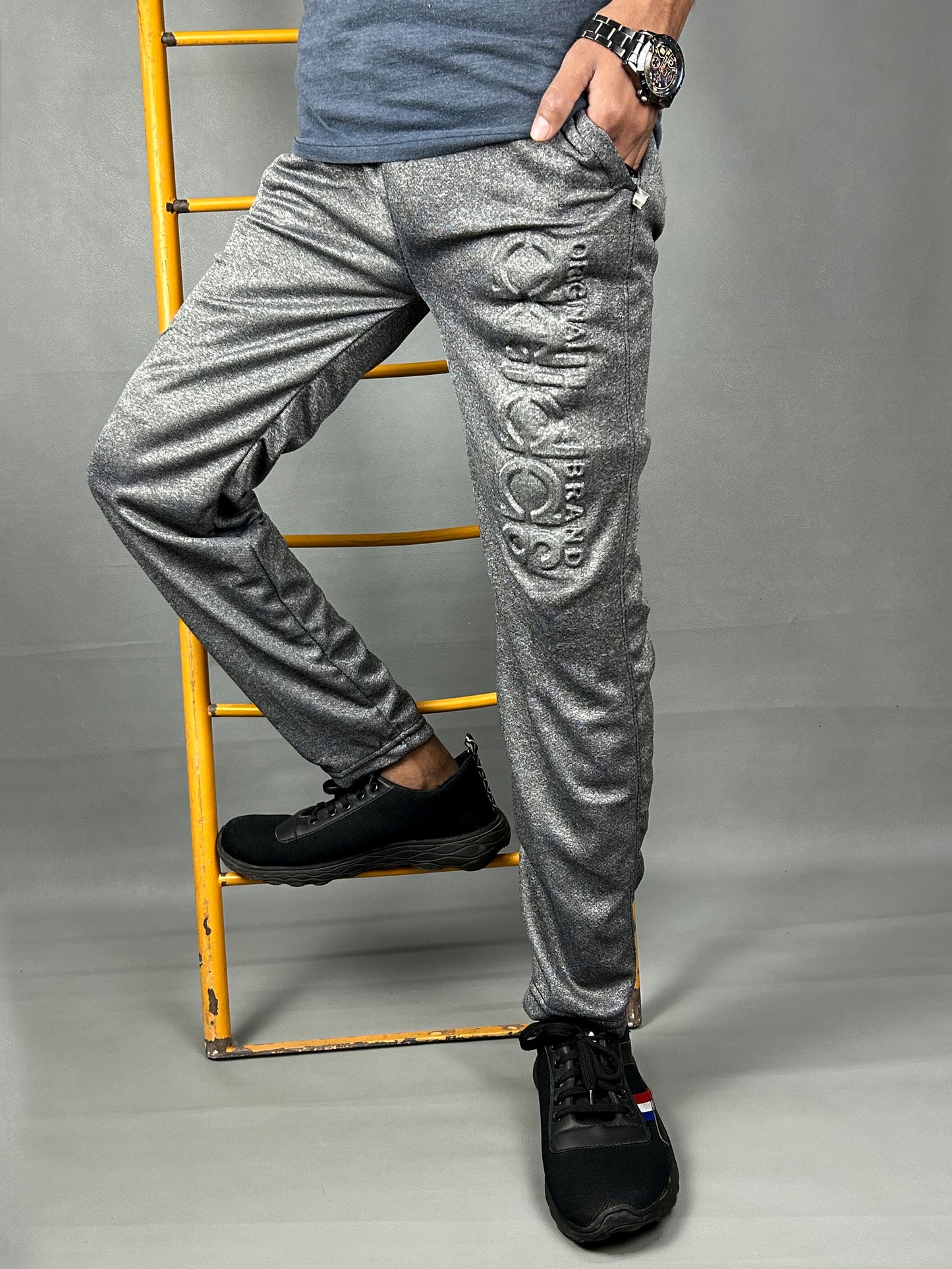 Light Grey Trouser For Men HG MT152