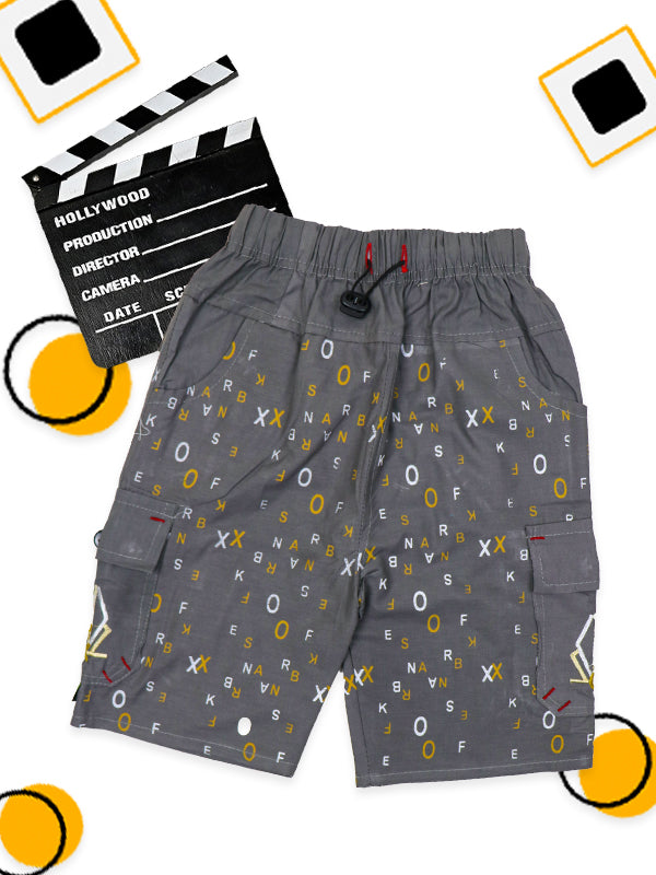 TB Boys Short 2 Yrs - 5 Yrs Granite Gray
