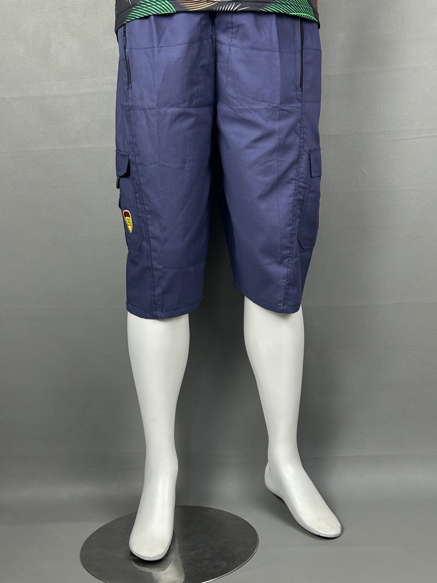 Dark Blue Cotton Short For Men HG MS68