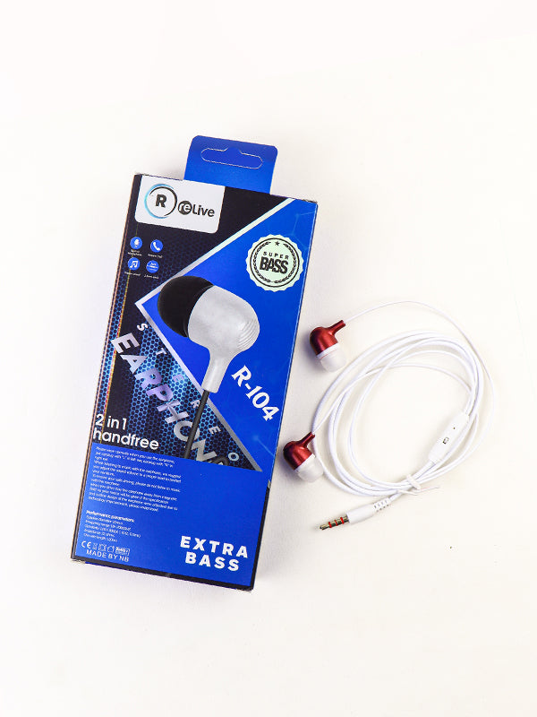Re-Live Stereo Earphones R-104