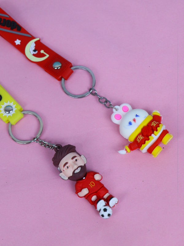 KC06 Pack Of 2 Key Chain Multicolor