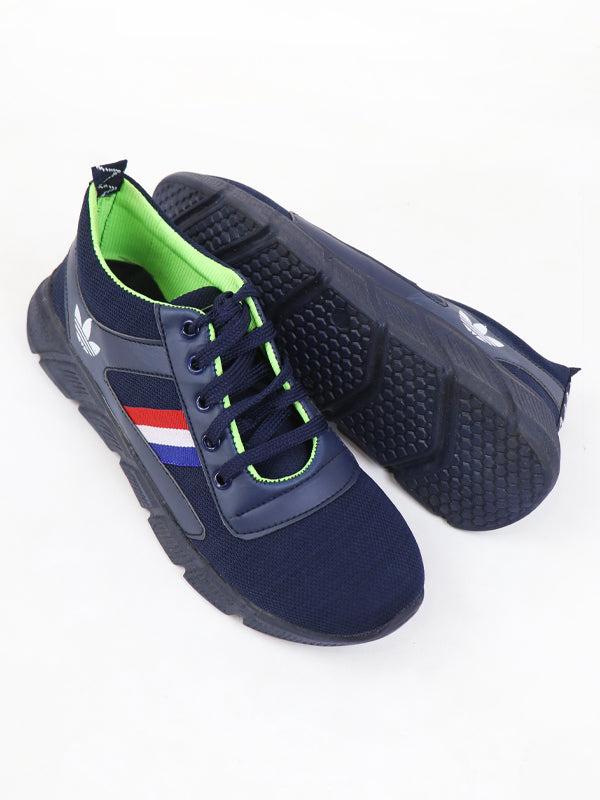 MJS28 Men's Lace-Up Casual Shoes Blue