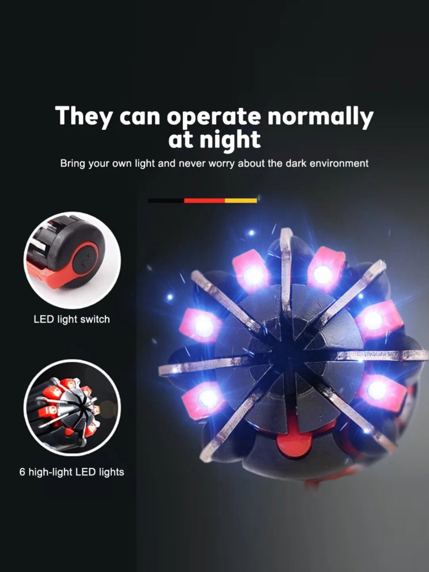 8 in 1 Multi-Function Screwdriver Kit with LED Portable Torch HT17